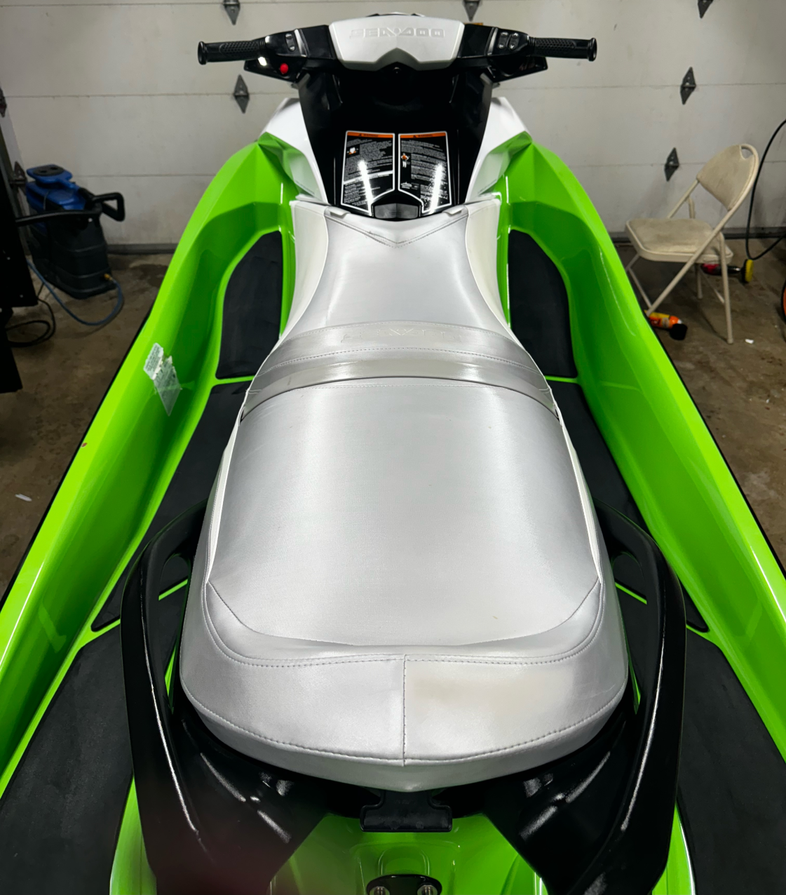 jet ski seat repaired to like new condition